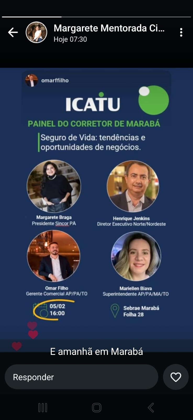 Conselheira da Sou Segura participa de evento em Marabá