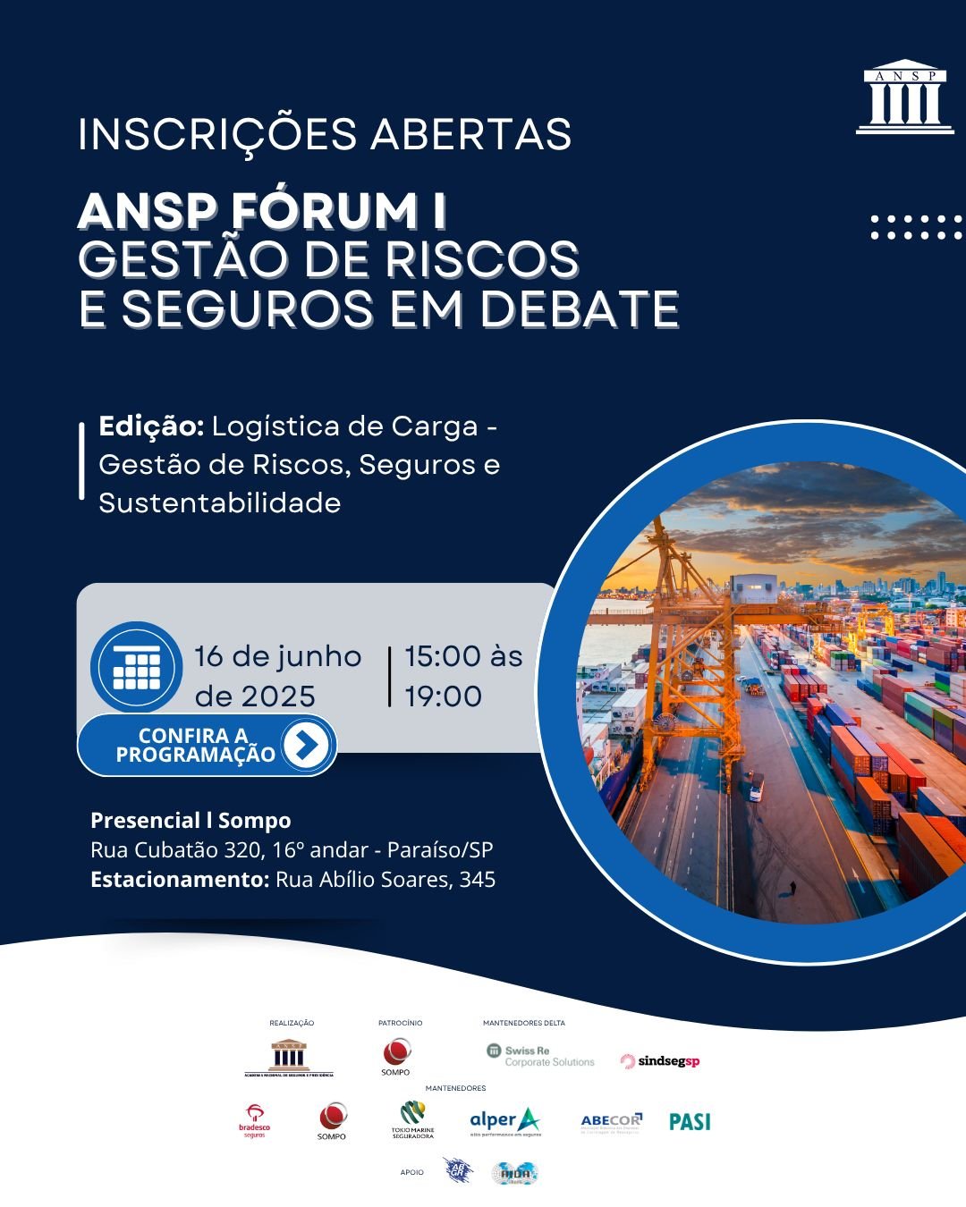 Participe do “Fórum ANSP – Gestão de Riscos e Seguros em Debate”