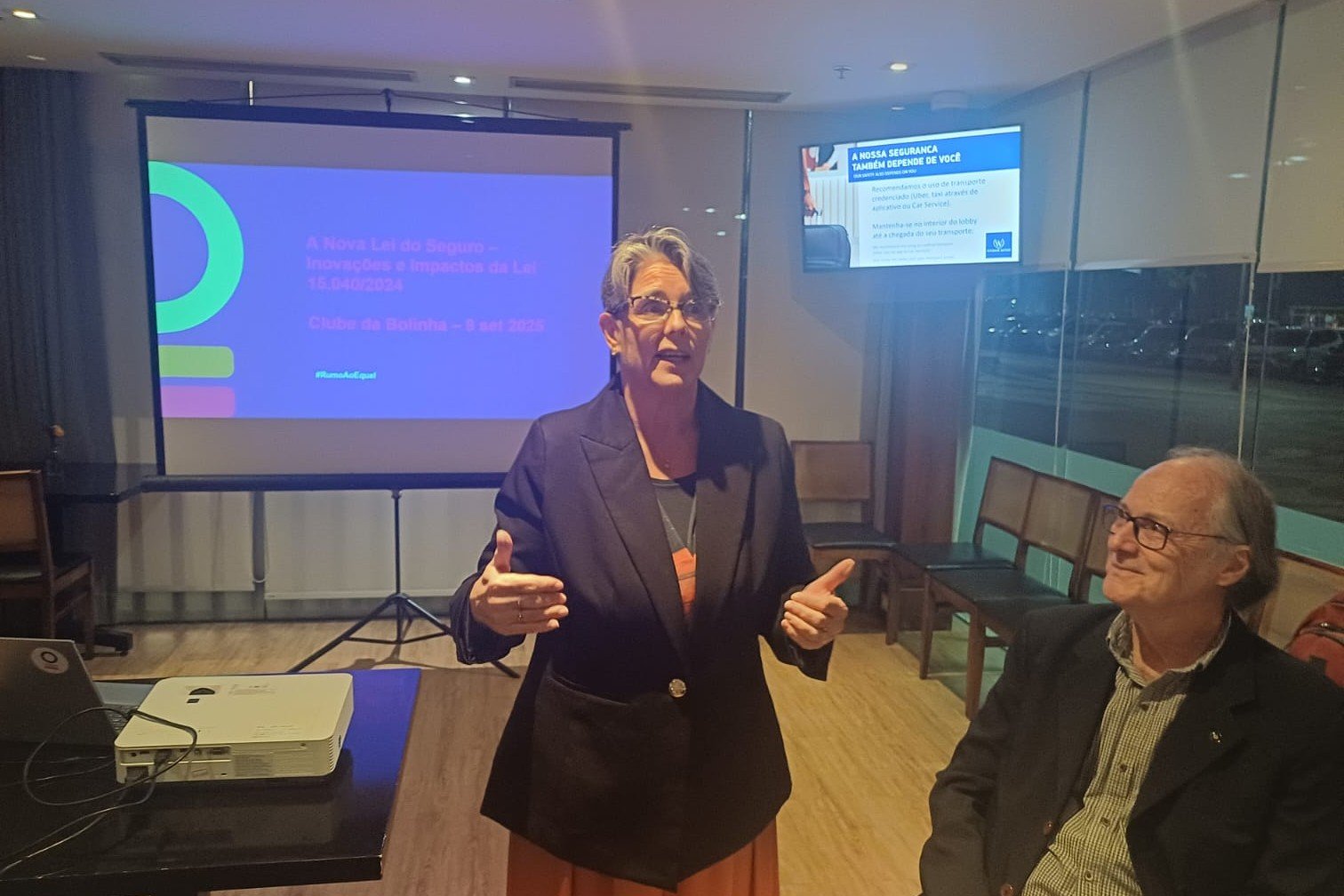 Presidente da Sou Segura faz palestra sobre a Lei 15.040/24