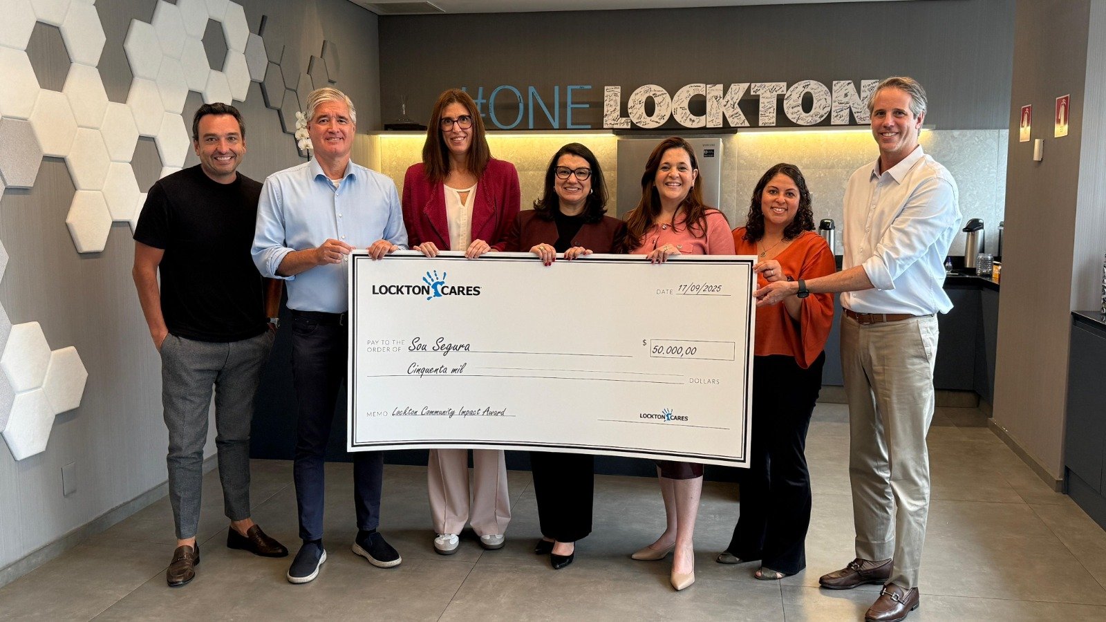 Sou Segura oferecerá bolsa de MBA com recursos de prêmio internacional da Lockton Cares