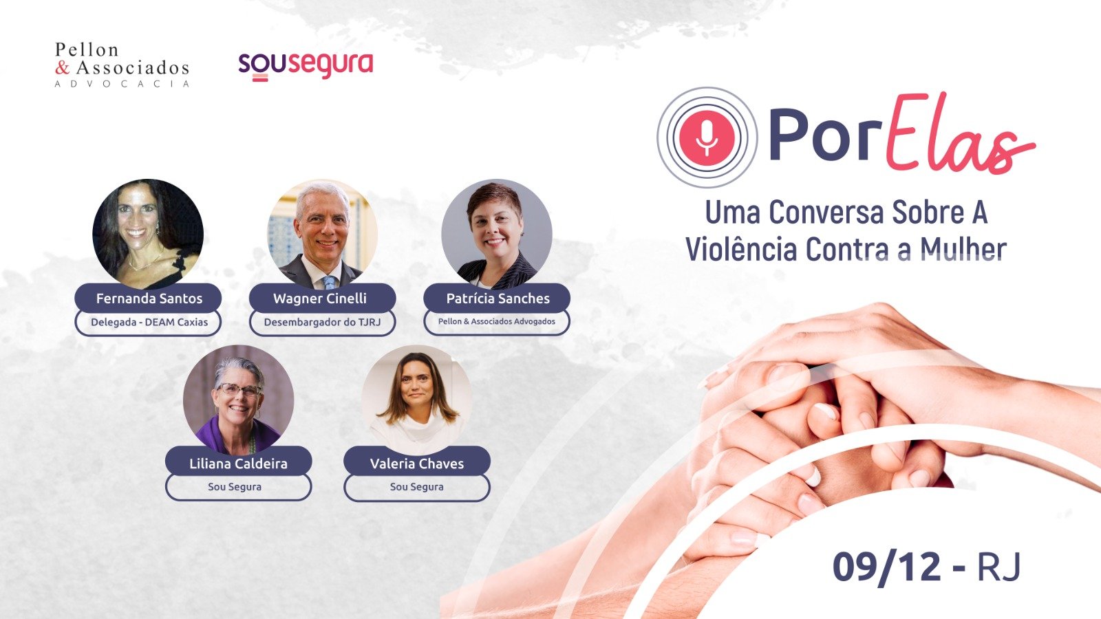 Evento da Sou Segura debate violência contra a mulher