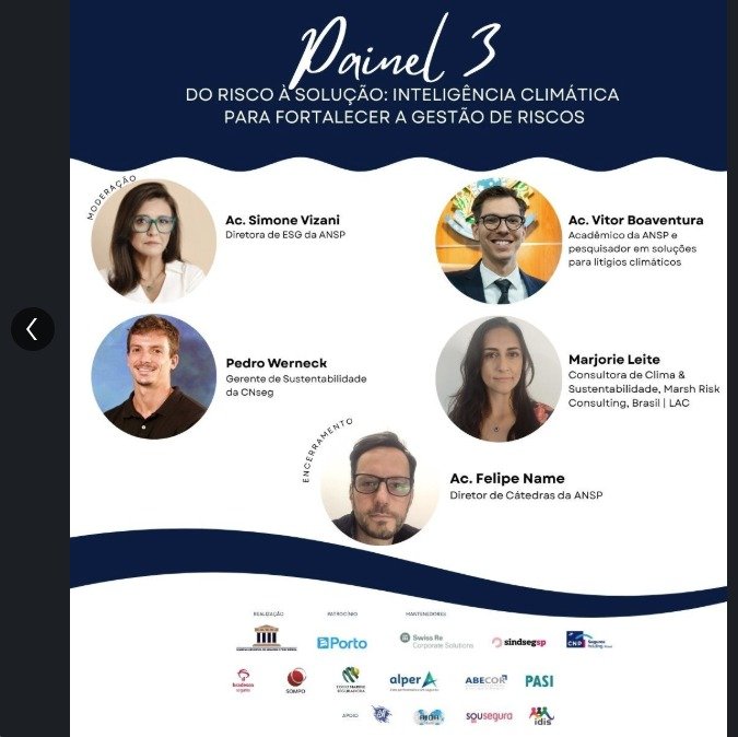 Sou Segura apoia evento da ANSP sobre os impactos da COP30