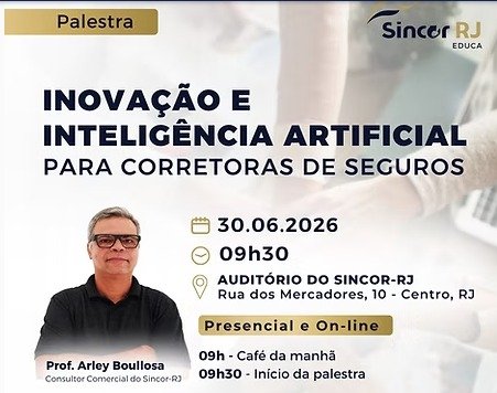 Sincor-RJ promove palestra sobre IA para Corretoras