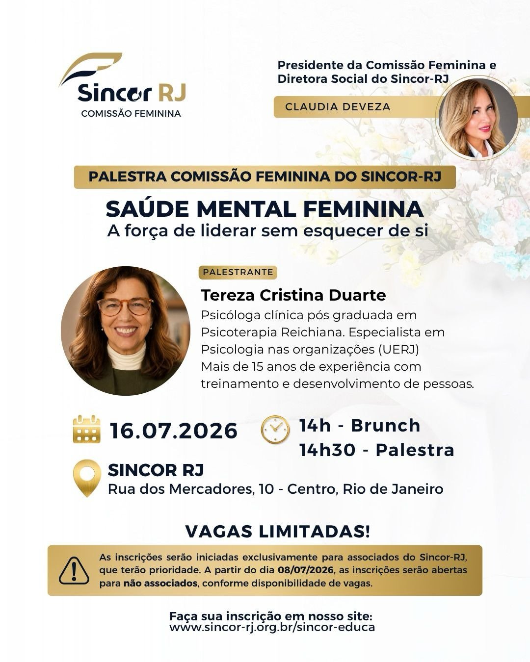 Evento discute saúde mental feminina